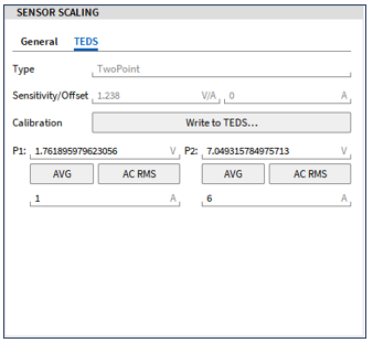 Sensor Scaling Information: TEDS
