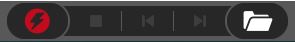 Action bar with enabled *Event Based Waveform* Recording