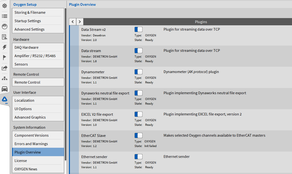 EtherCAT Slave Plugin Setting.