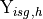 \mathrm{Y}_{isg,h}