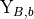 \mathrm{Y}_{B,b}